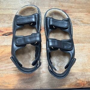 Alias Mae fur  sandals brand new